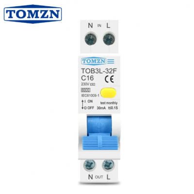 Автоматический выключатель  дифференциального тока TOMZN TOB3-32F C10
