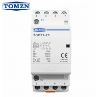 Контактор модульный 4P TOMZN TOCT1 25А 4P NO