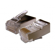 Коннектор RJ-45 8P8C FTP кат.5е экранированный, упаковка 100 шт. 