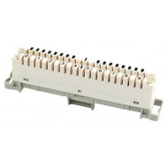 Плинт LSA-PLUS-PROFIL 2/10, 10 пар, нормально замкнутые контакты, маркировка 0...9 
