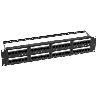 Патч-панель 19", 2U, 48 портов RJ-45, кат. 5е, UTP/FTP универсальная 